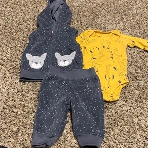 Dog infant outfit